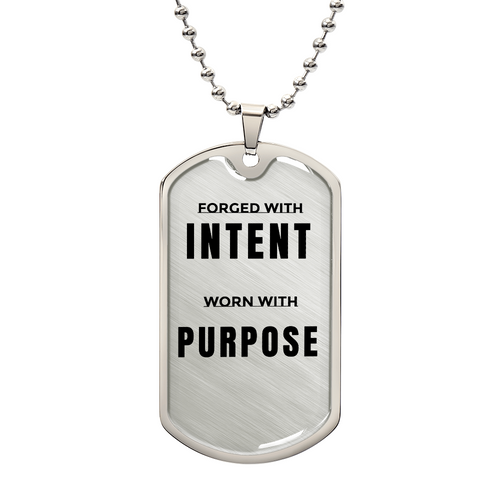 Luxury Graphic Dog Tag Necklace