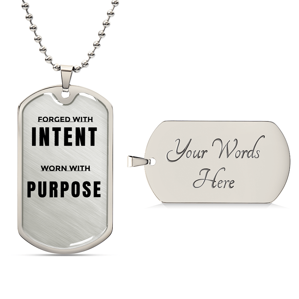 Luxury Graphic Dog Tag Necklace