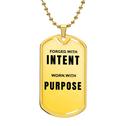 Luxury Graphic Dog Tag Necklace