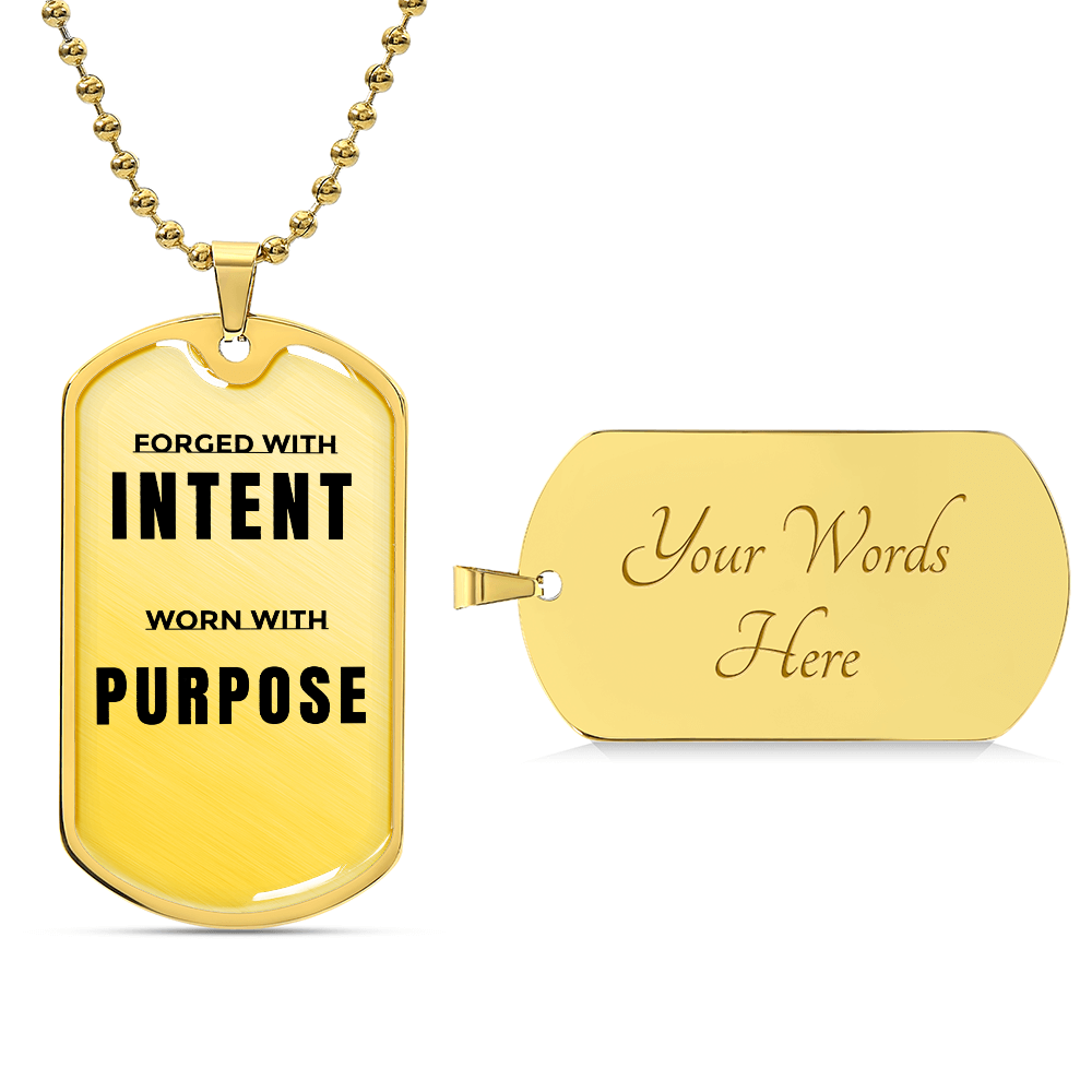Luxury Graphic Dog Tag Necklace
