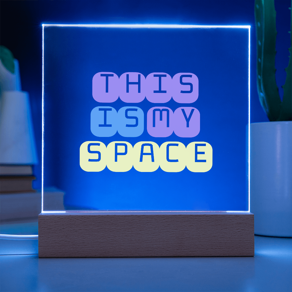 GlowSpace™ Square Acrylic Plaque