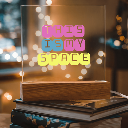 GlowSpace™ Square Acrylic Plaque