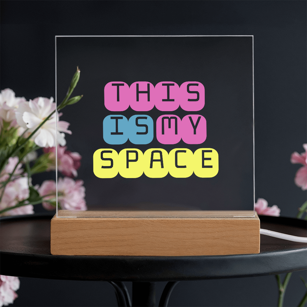 GlowSpace™ Square Acrylic Plaque