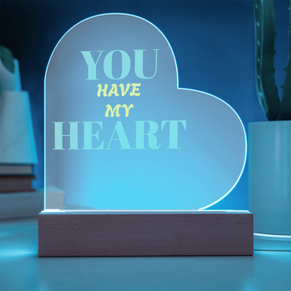 HeartGlow™ Acrylic Plaque
