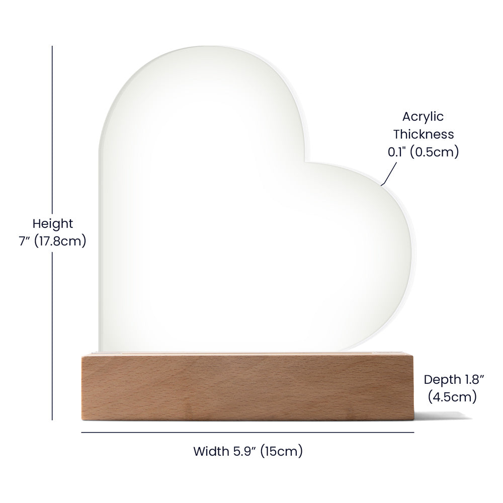 HeartGlow™ Acrylic Plaque