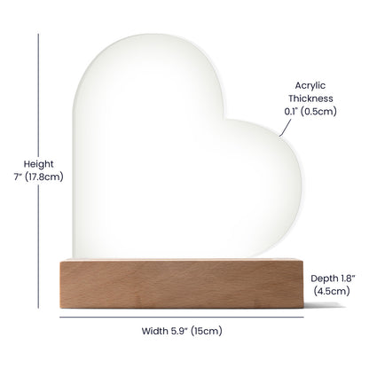 HeartGlow™ Acrylic Plaque