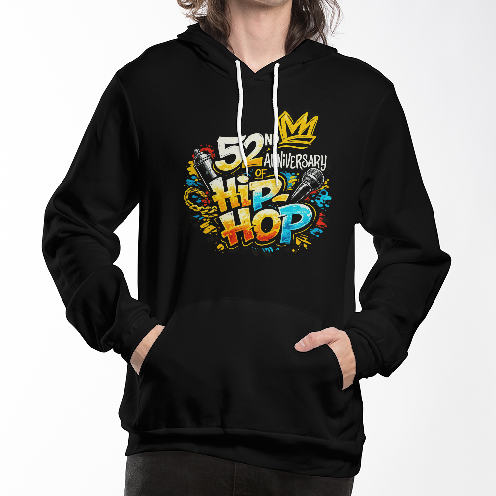 52nd Anniversary of Hip Hop Unisex Pullover Hoodie