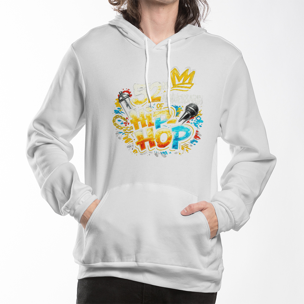52nd Anniversary of Hip Hop Unisex Pullover Hoodie