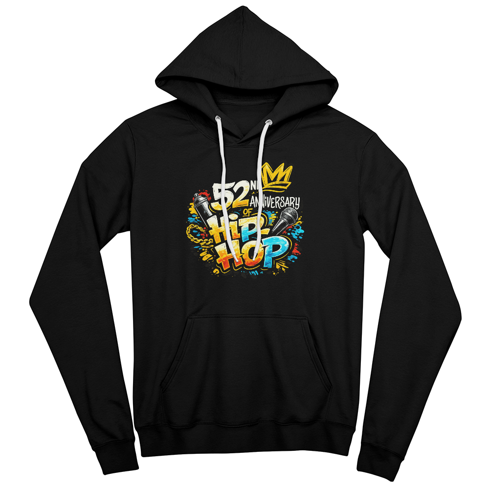 52nd Anniversary of Hip Hop Unisex Pullover Hoodie