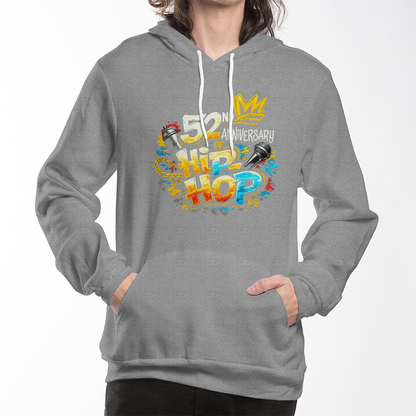 52nd Anniversary of Hip Hop Unisex Pullover Hoodie