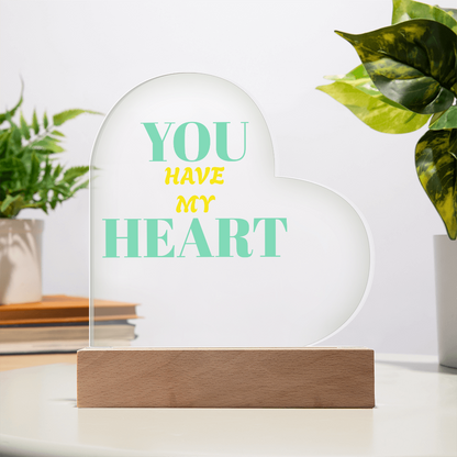 HeartGlow™ Acrylic Plaque