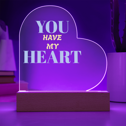 HeartGlow™ Acrylic Plaque