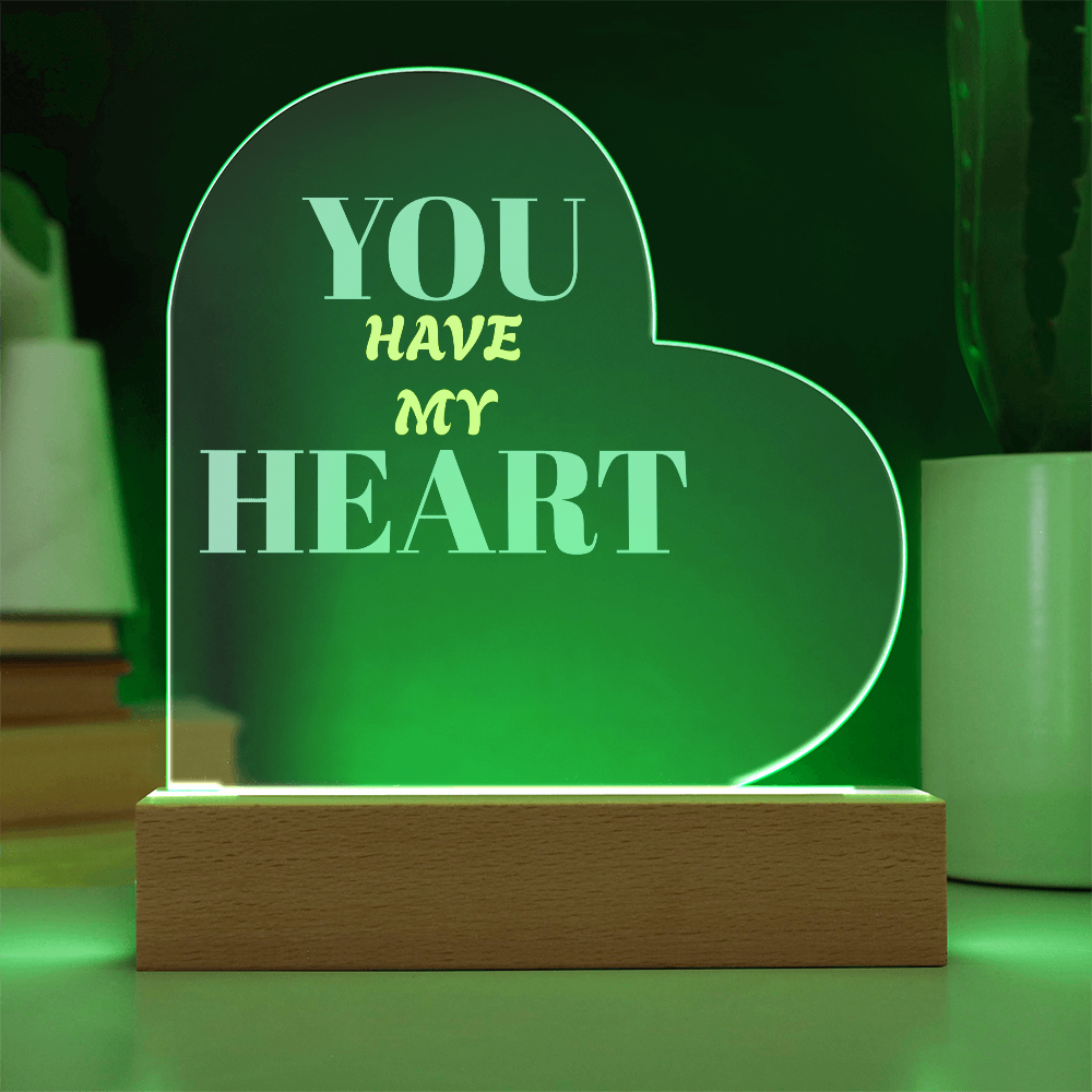 HeartGlow™ Acrylic Plaque