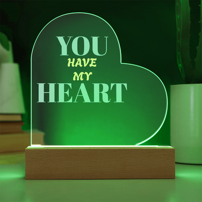 HeartGlow™ Acrylic Plaque