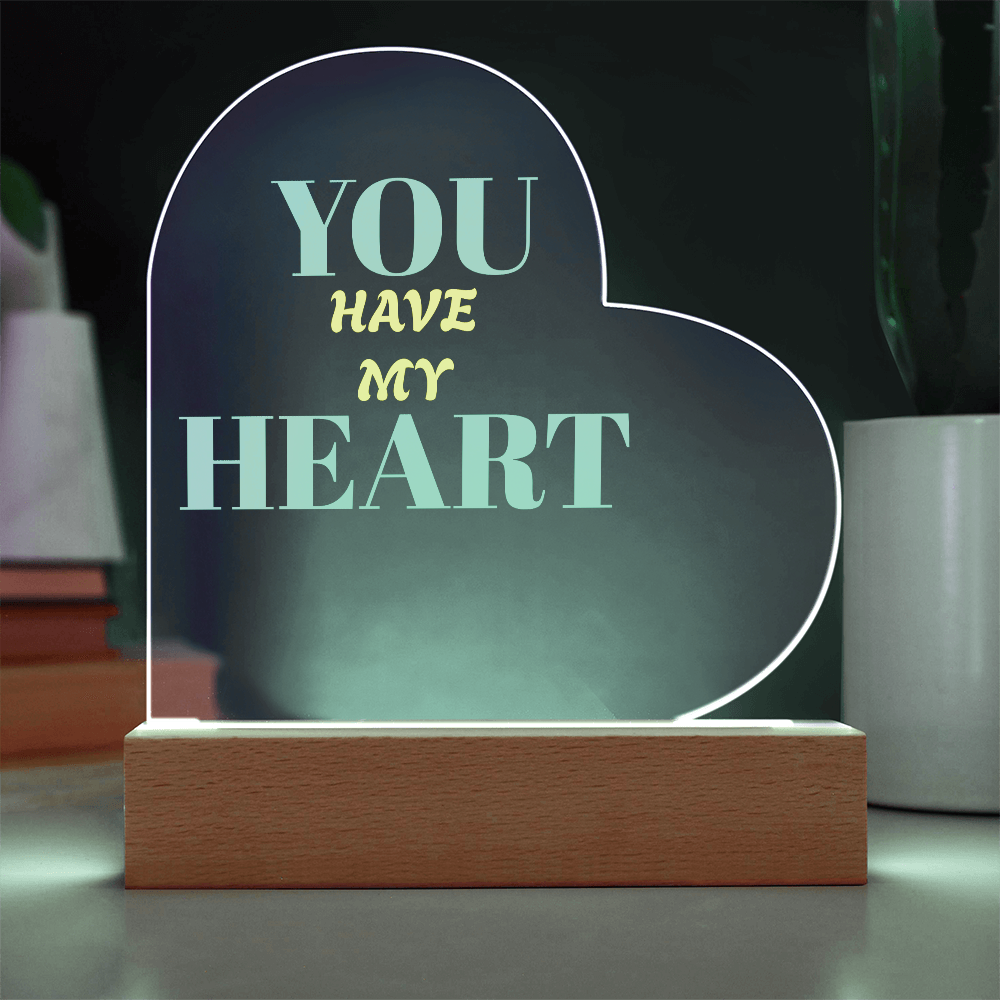 HeartGlow™ Acrylic Plaque