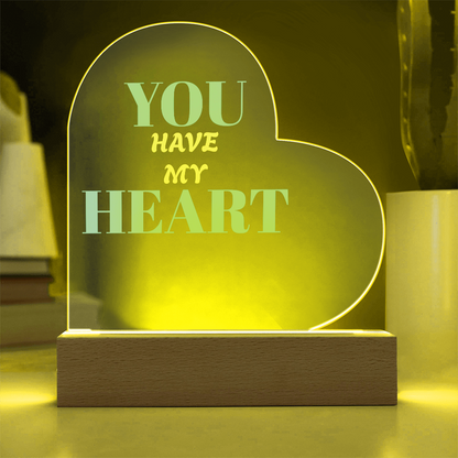 HeartGlow™ Acrylic Plaque