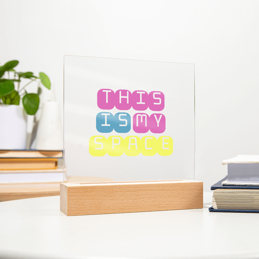 GlowSpace™ Square Acrylic Plaque