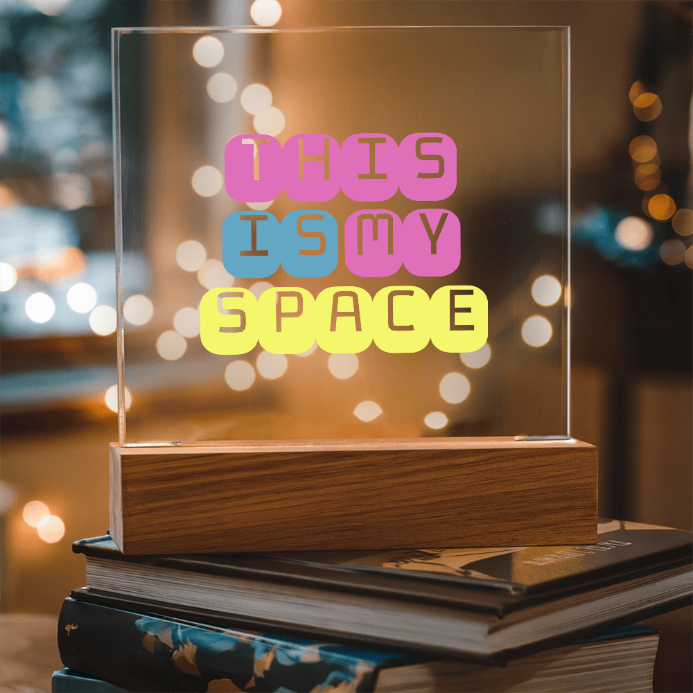 GlowSpace™ Square Acrylic Plaque