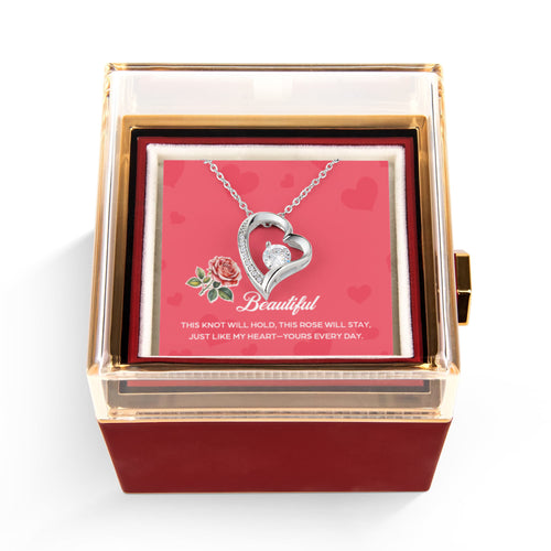 Forever Love with Rotating Rose Gift Box
