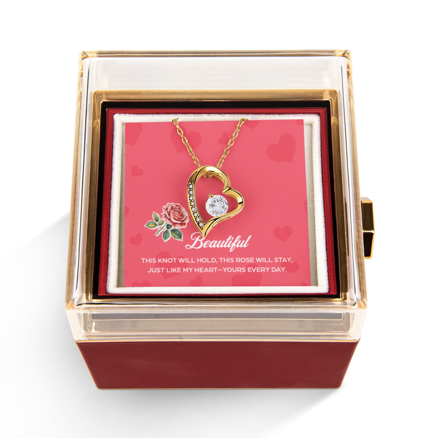 Forever Love with Rotating Rose Gift Box