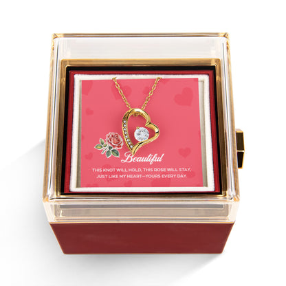 Forever Love with Rotating Rose Gift Box