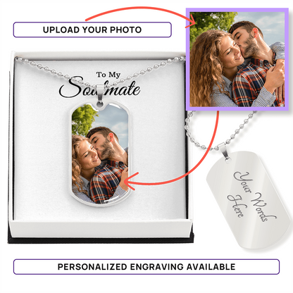 Buyer Upload Dog Tag Necklace