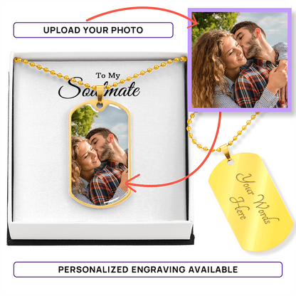 Buyer Upload Dog Tag Necklace